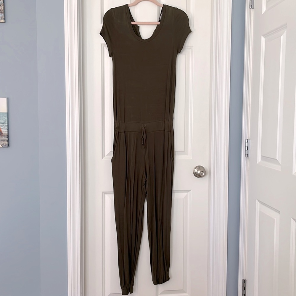Dark Green Jumpsuit